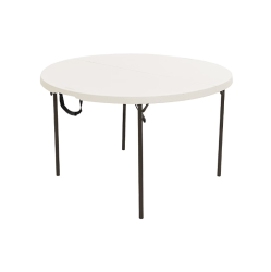 48 inch round white tables